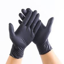 Gloves Nitrile Powder Free Black