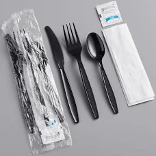 Meal Kit Black 6pc Heavy Duty 250ct