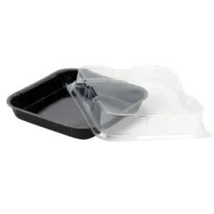 Oven Safe Black Heavy Paperboard Pan / Lid